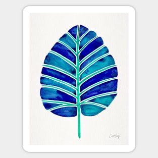 Blue Alocasia Sticker